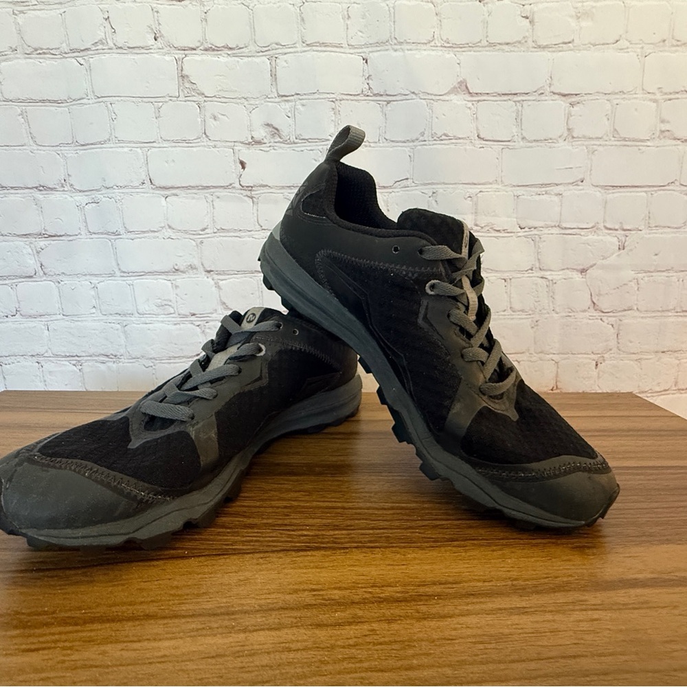 Merrell Black and Gray Mesh Trail Shoes